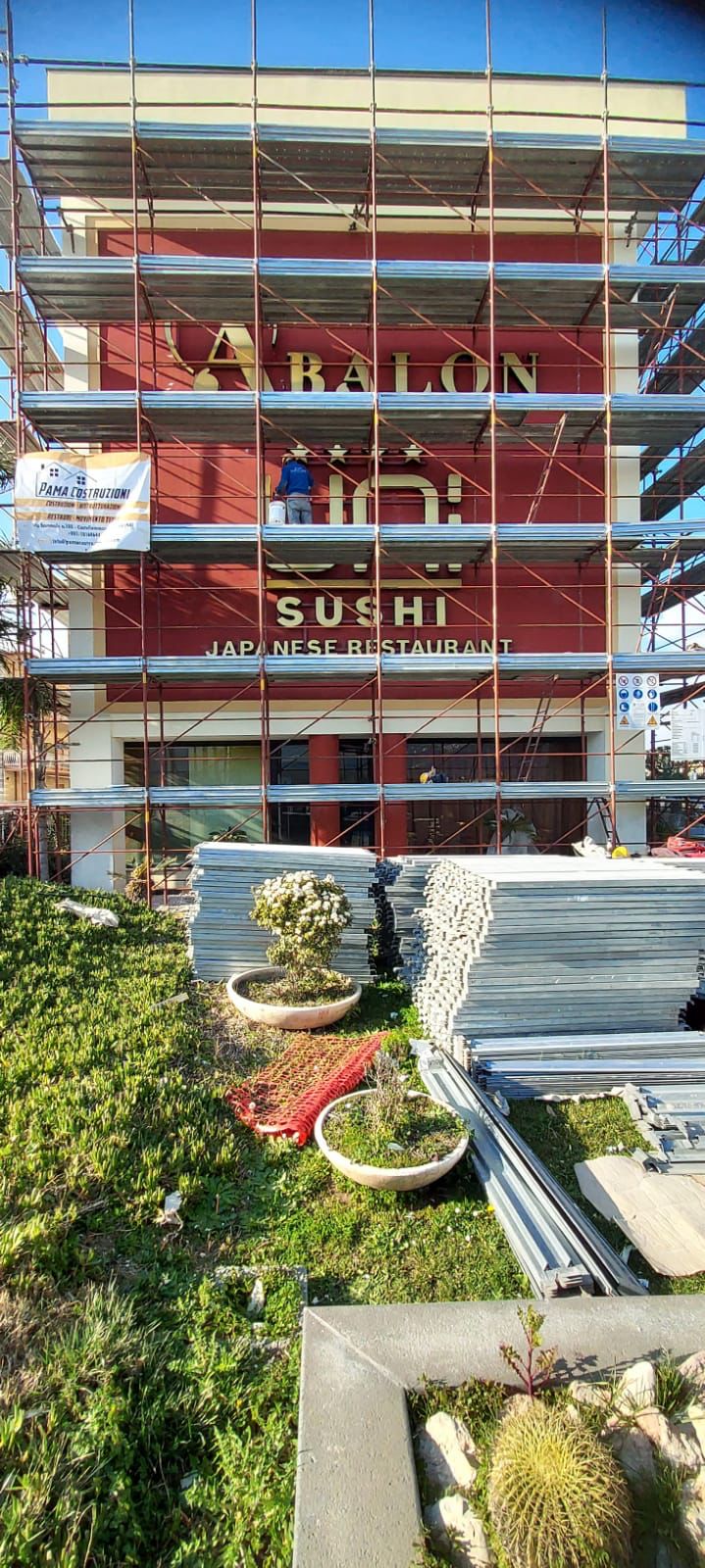 Foto cantiere Ristrutturazione Hotel Abalon Pompei Resort - Uni sushi
